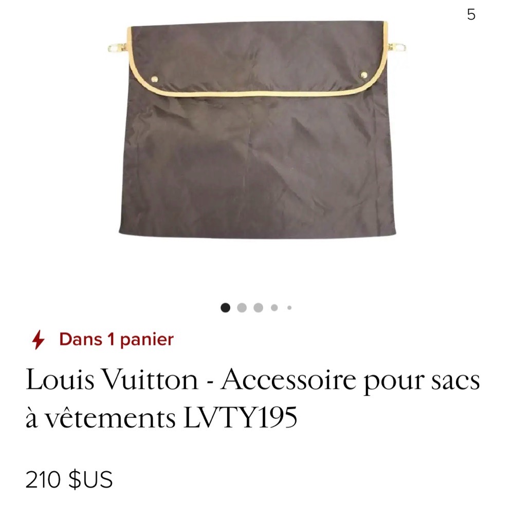 Accessoire pour sac a vetement louis vuitton