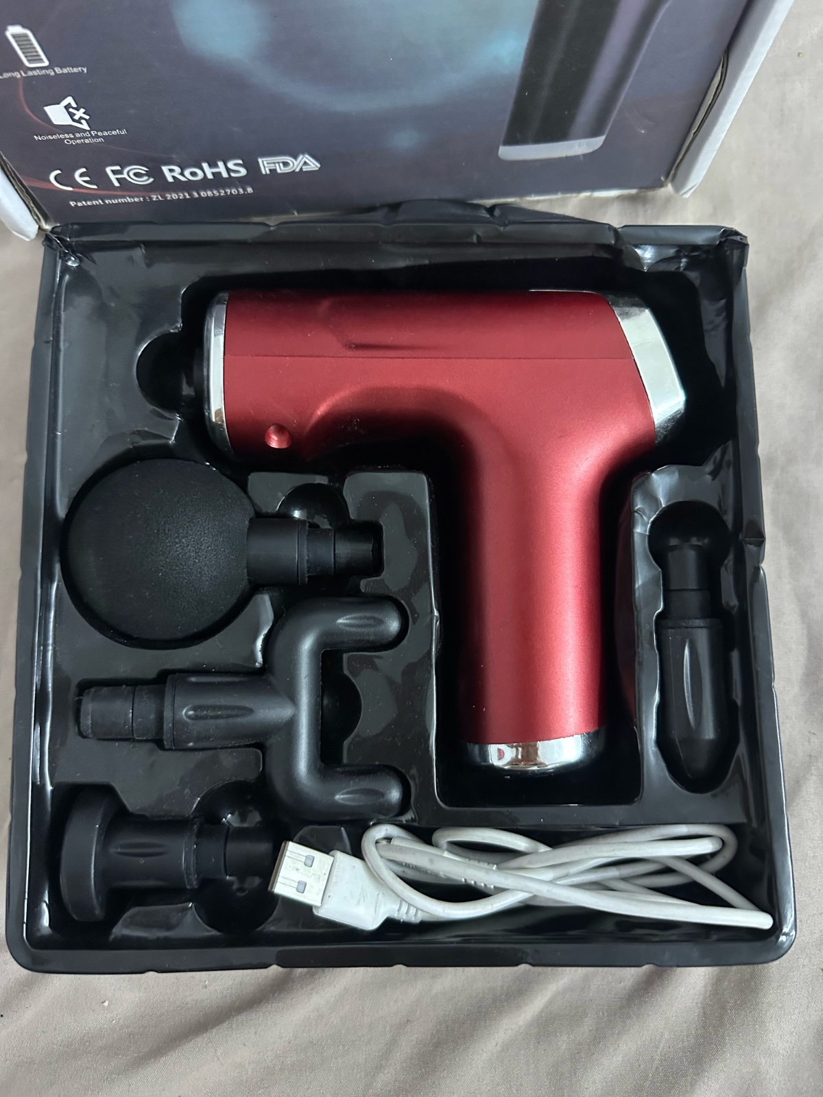 Portable rechargeable massage 