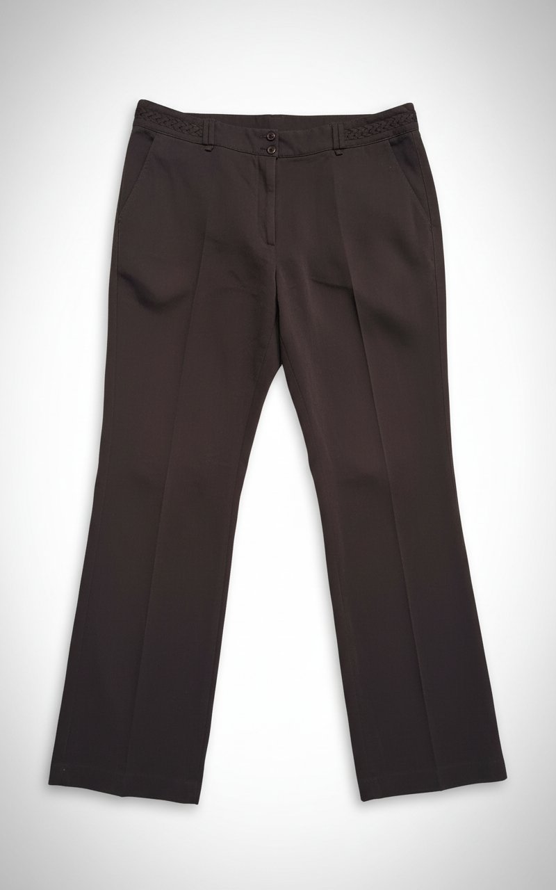Pantalon marron chocolat taille 46 très peu porté