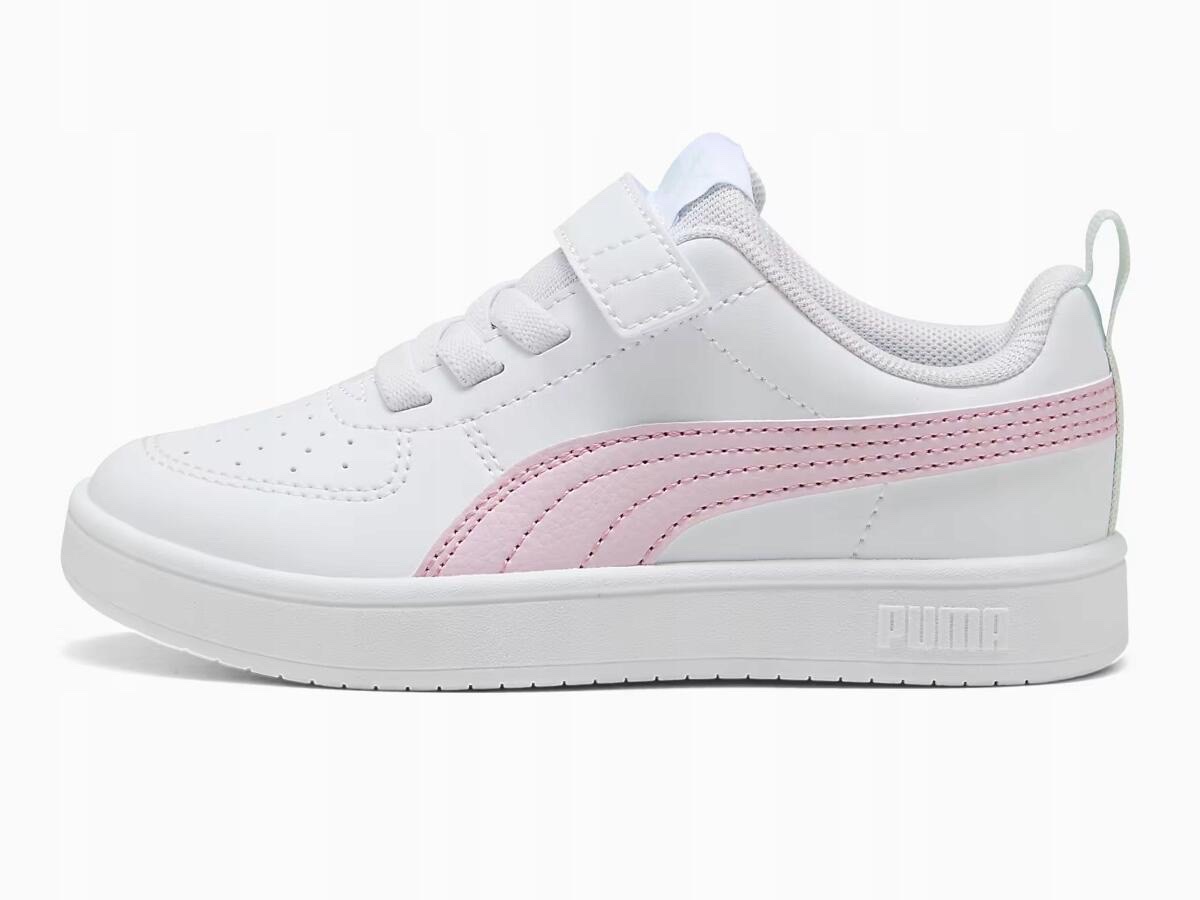 Paire de baskets Puma blanches et roses
