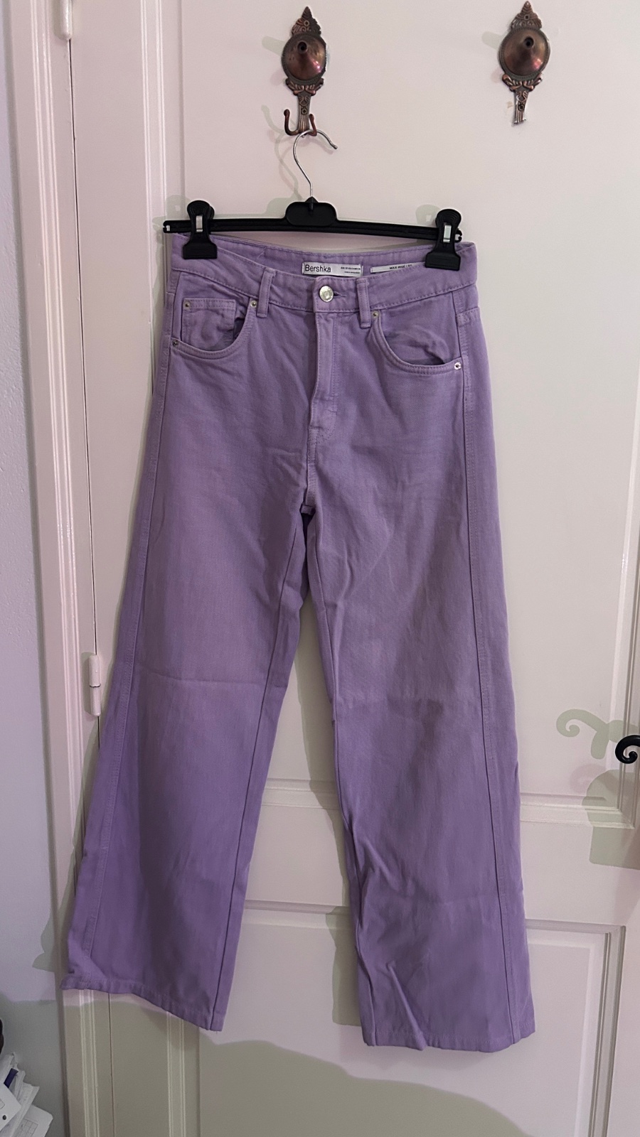 Pontalon jeans mauve