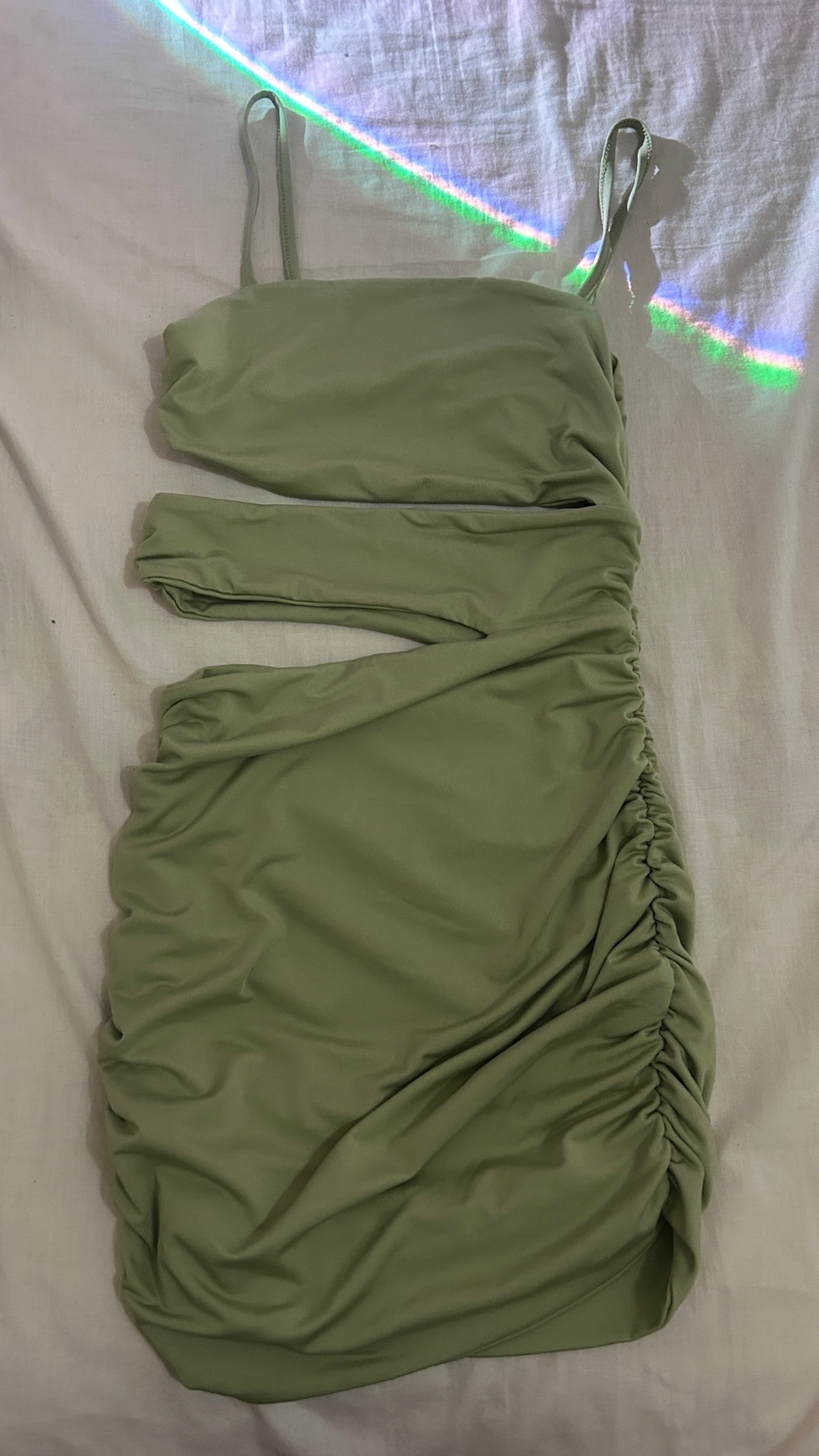 Robe shein verte