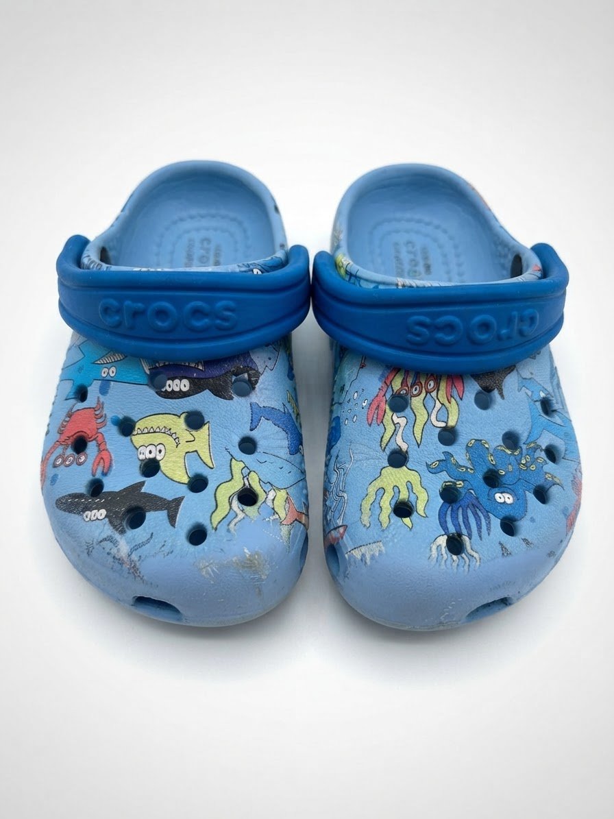 Crocs pour un petit garçon 
