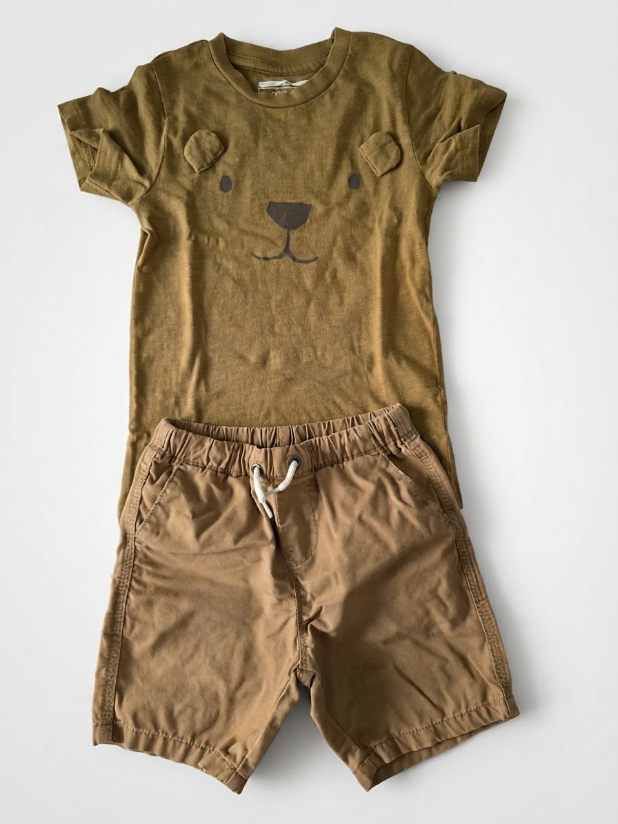 Ensenble short et t-shirt petit garçon 
