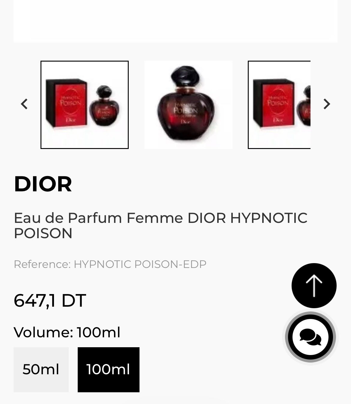 Dior Hypnotic poison Eau de parfum 100ml
