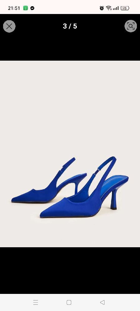 Escarpins bleu 