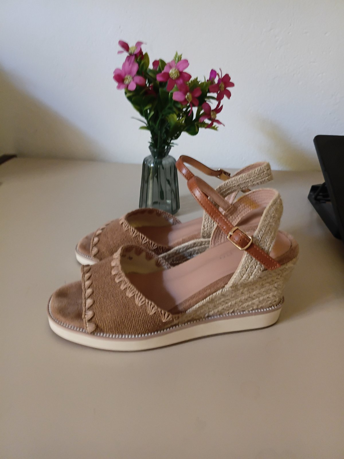 🌼👡Sandales compensées SEASIDE - Pointure 38👡🏖️🌼 
