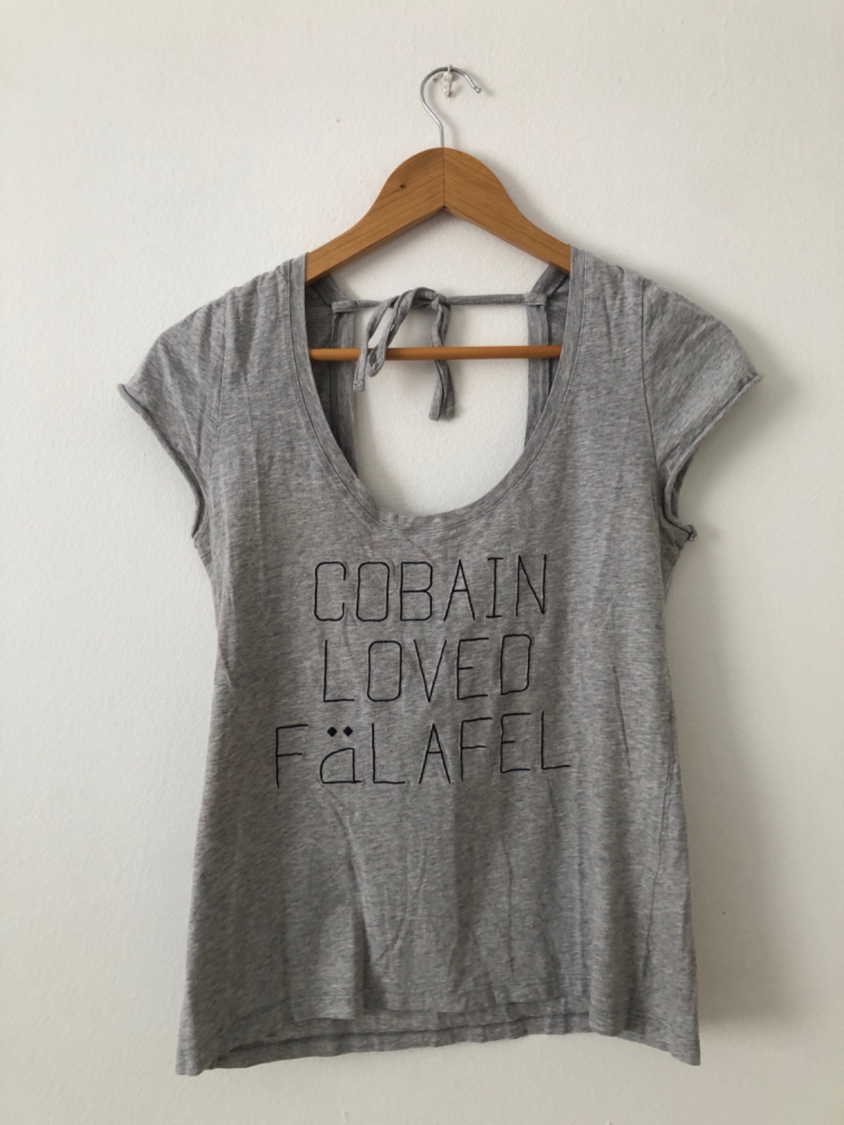 T-shirt dos dénudé