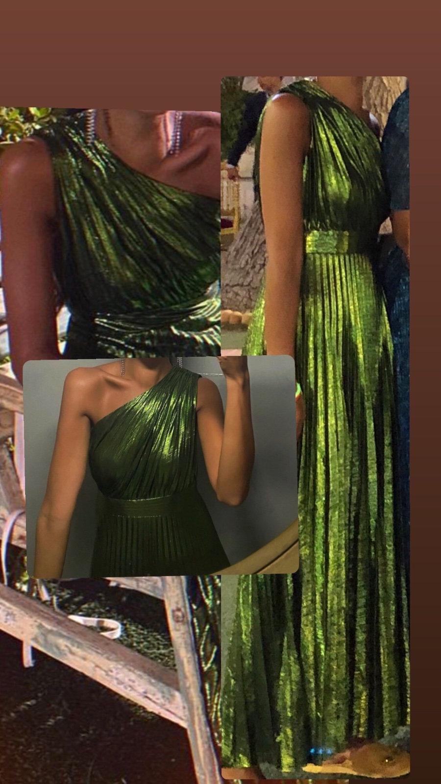 Robe de soirée off-shoulder
