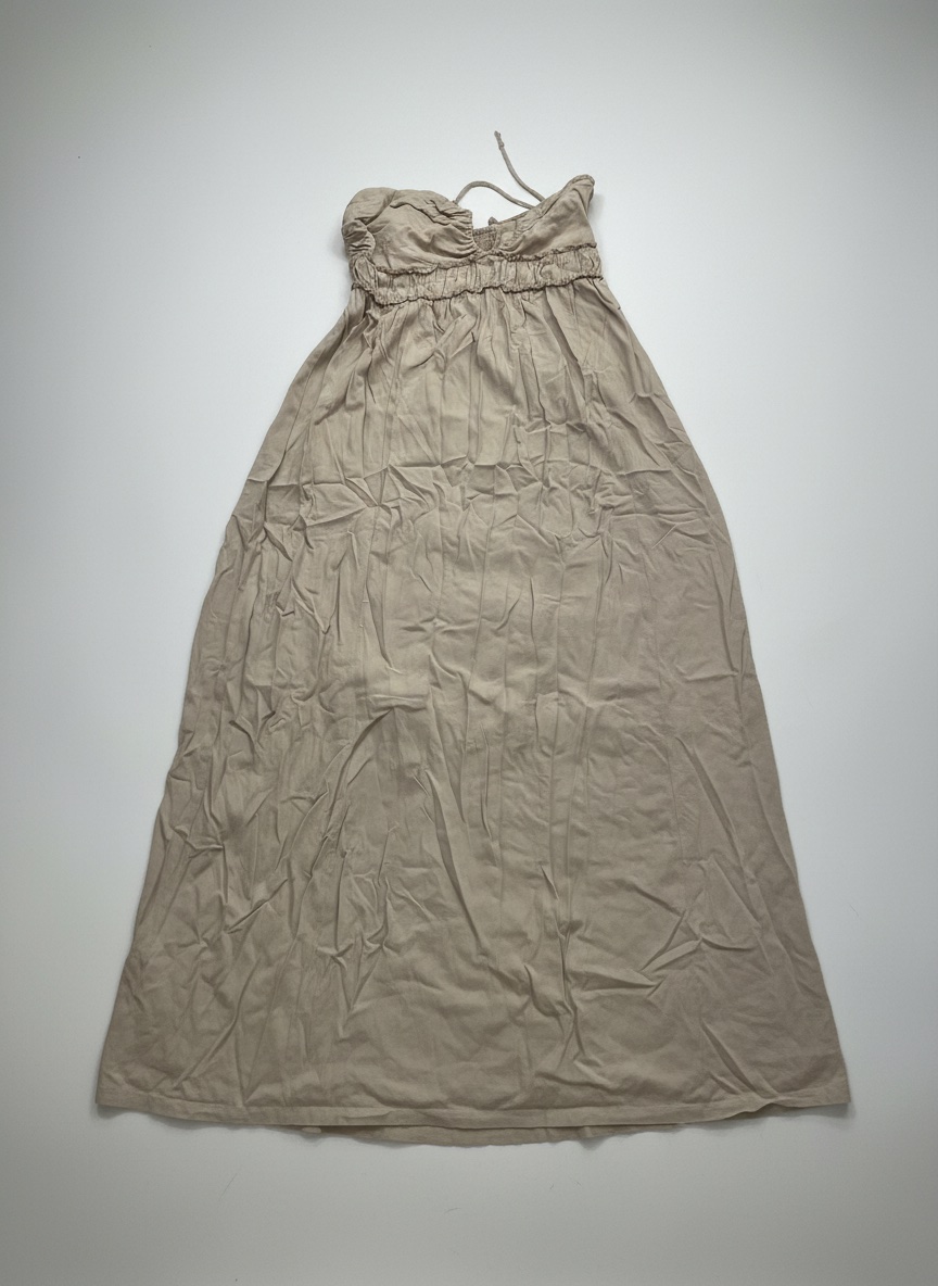 Robe mi-longue Beige H&M