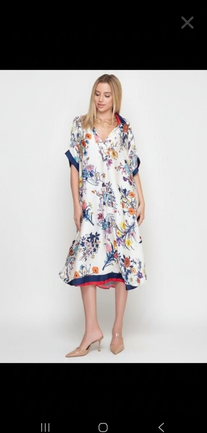 Belle Robe en  viscose de soie