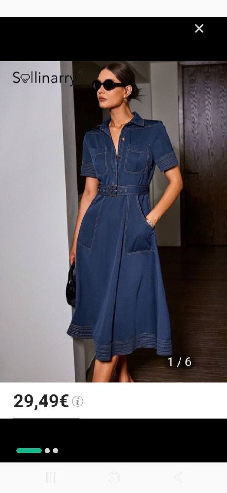 Robe djean shein