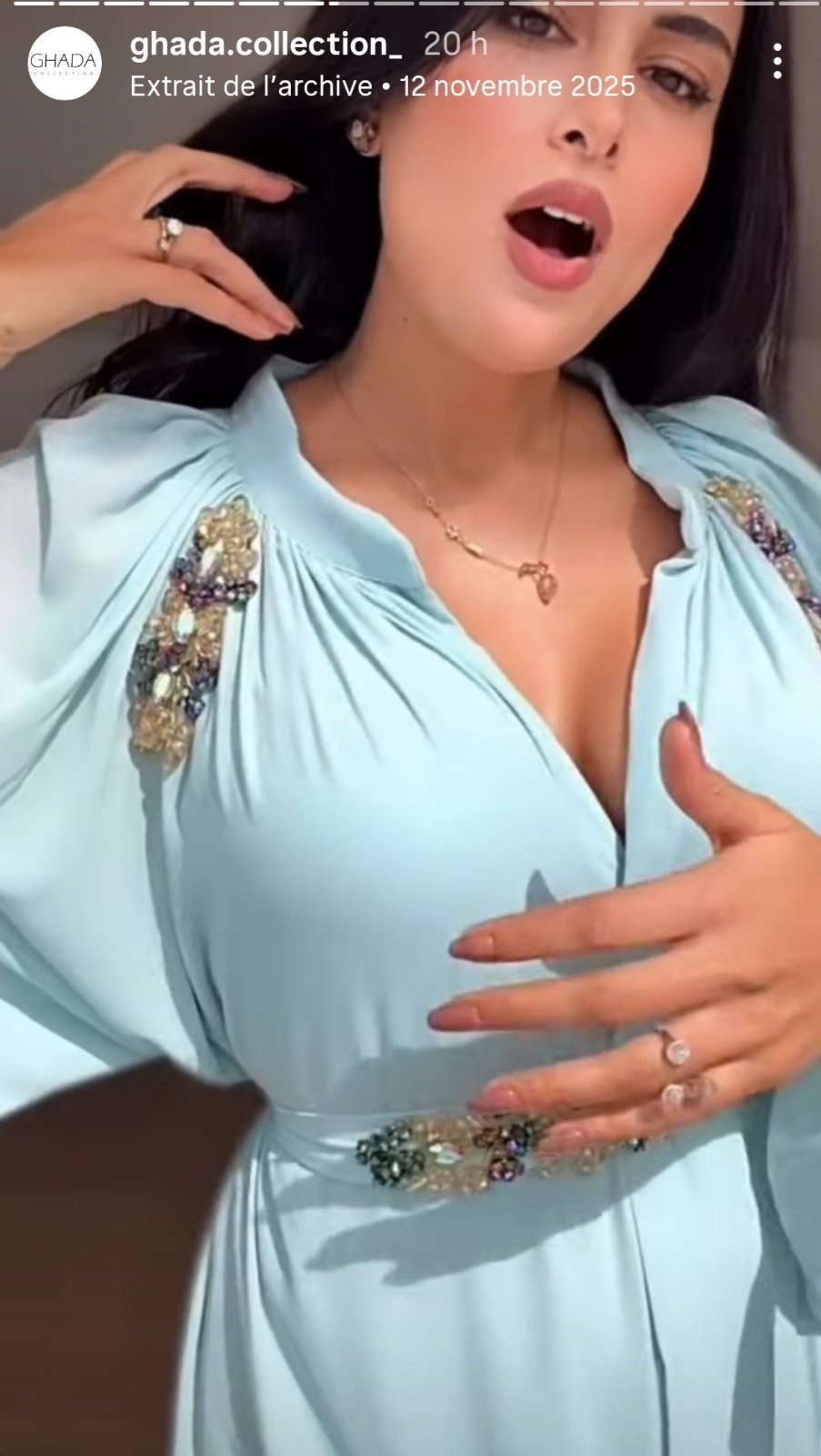 Robe creation Ghada collection 