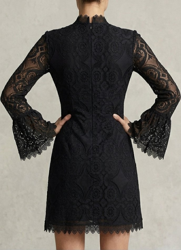 Robe en dentelle noir 