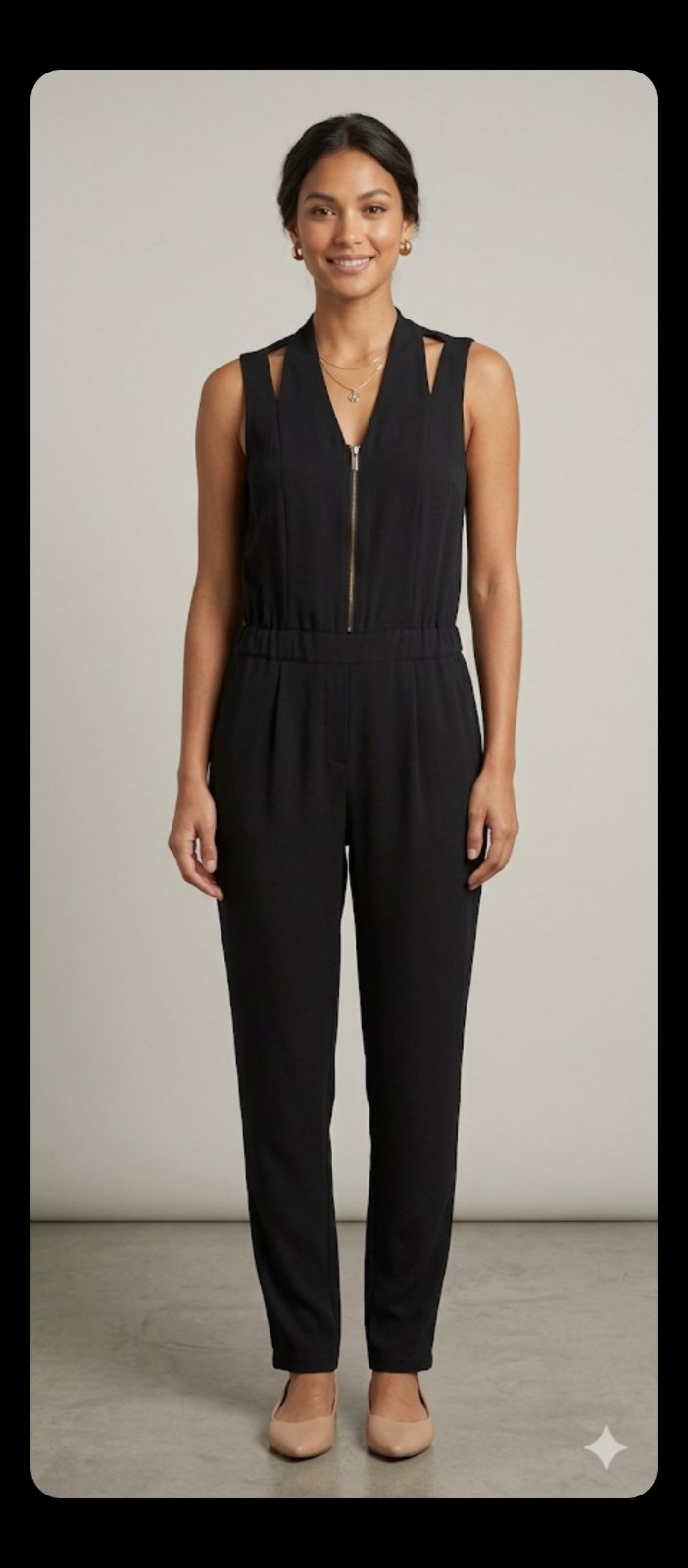 ✨ Combinaison Pantalon Noire Élégante