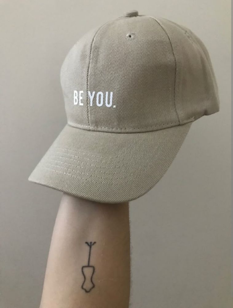 Casquette beige BE YOU.