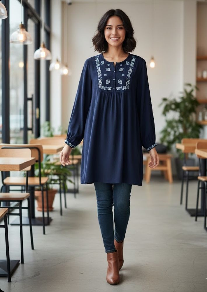 Pull bleu marine 