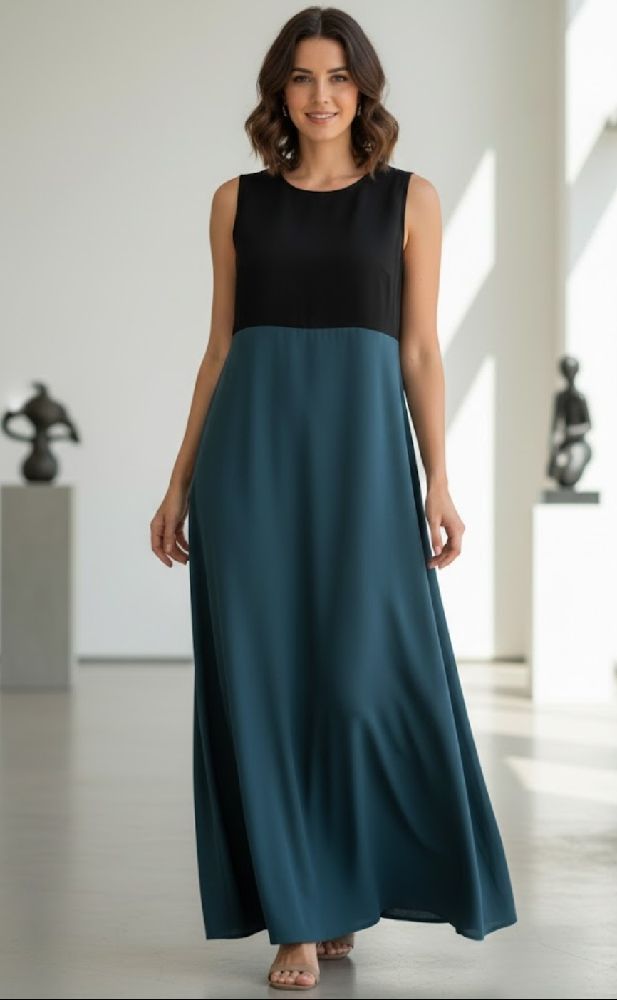 Robe gris et noir été 