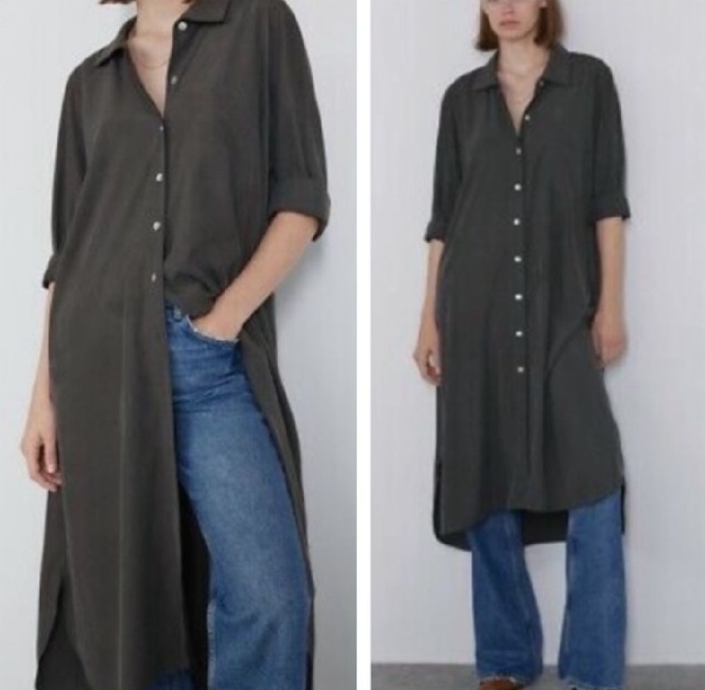 Chemise zara Vert 