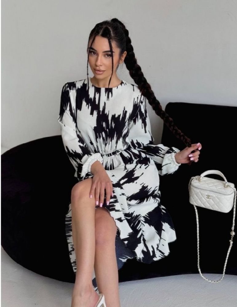 Tunique noire Blanc 