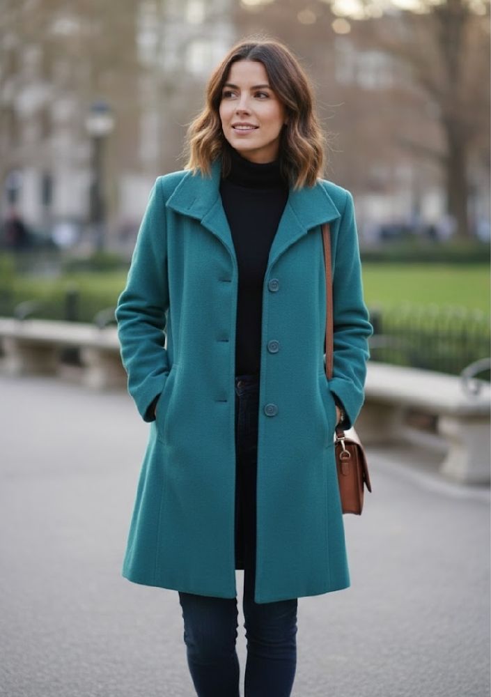 Manteau vert 