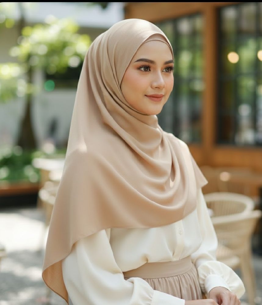 Foulard beige 