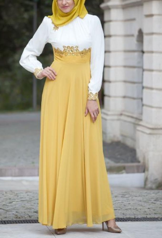 Robe jaune 