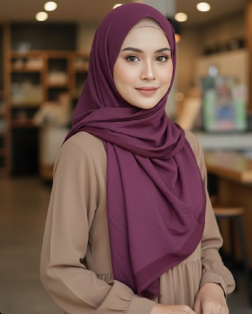 Foulard rouge bordeaux 