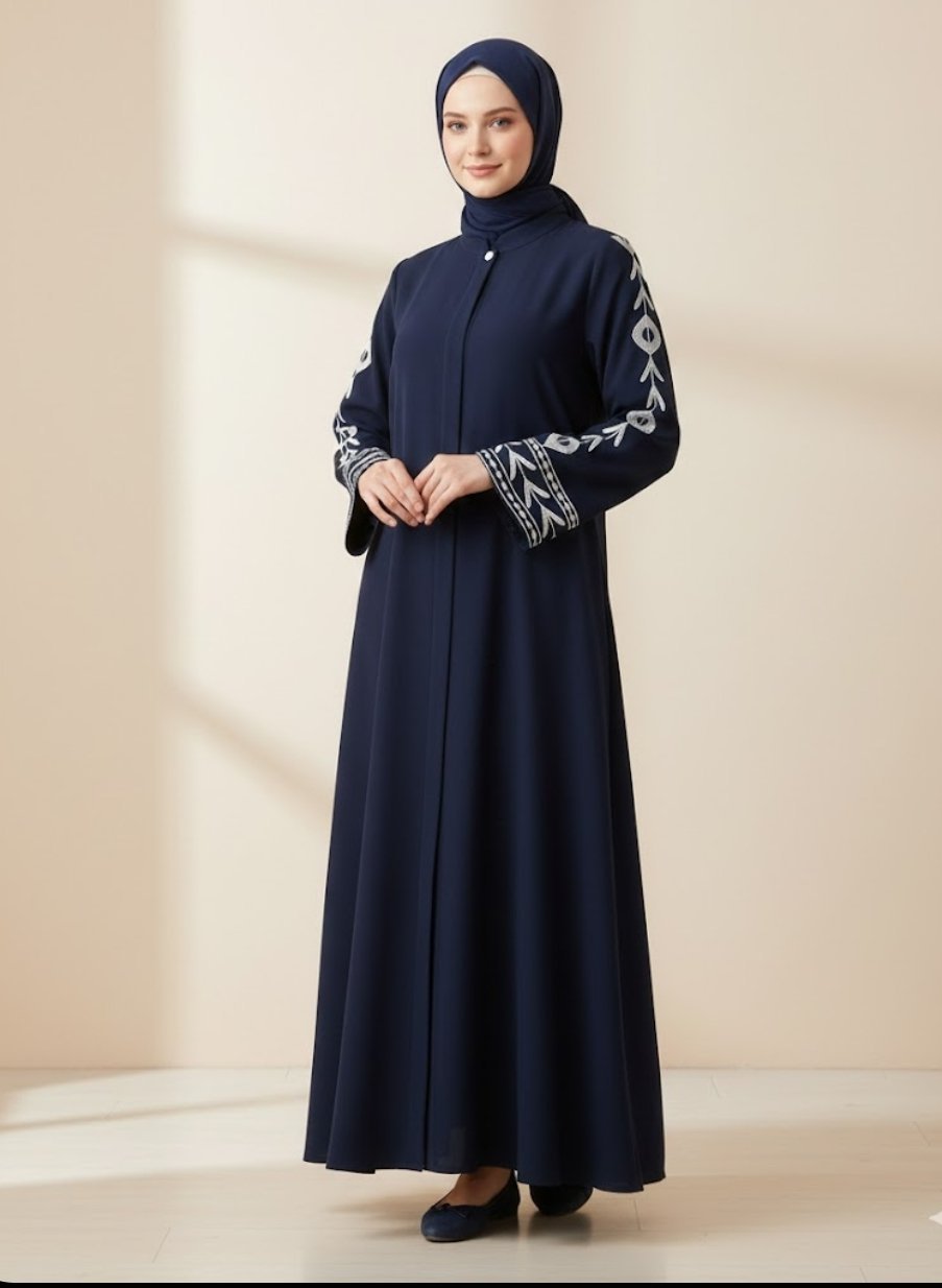 Abaya Bleu Roi 