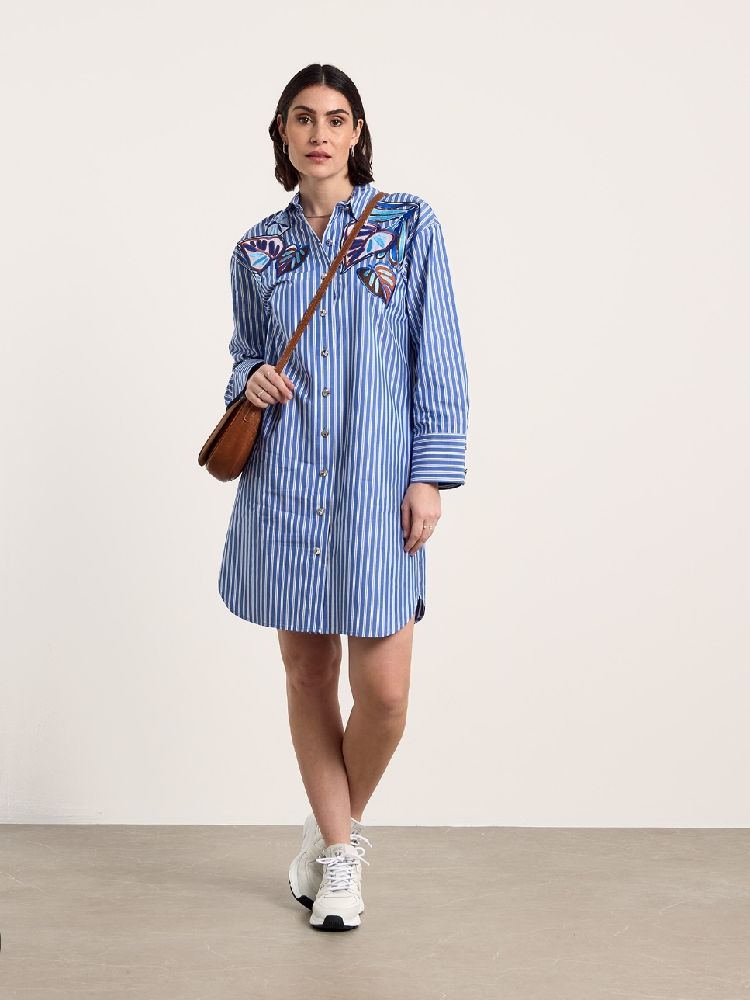 Chemise été Bleu 