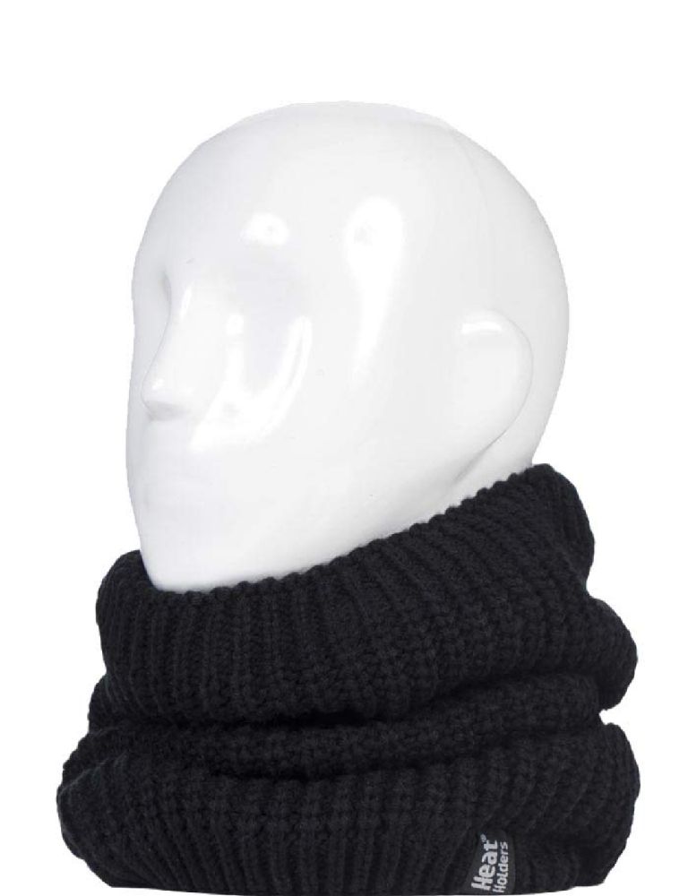 Cache col hiver noir 