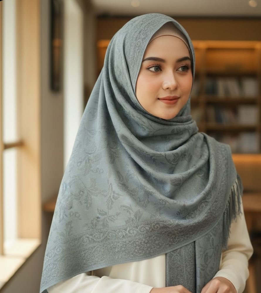 Foulard marron 