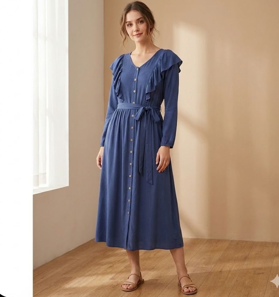 Robe bleu cotton 