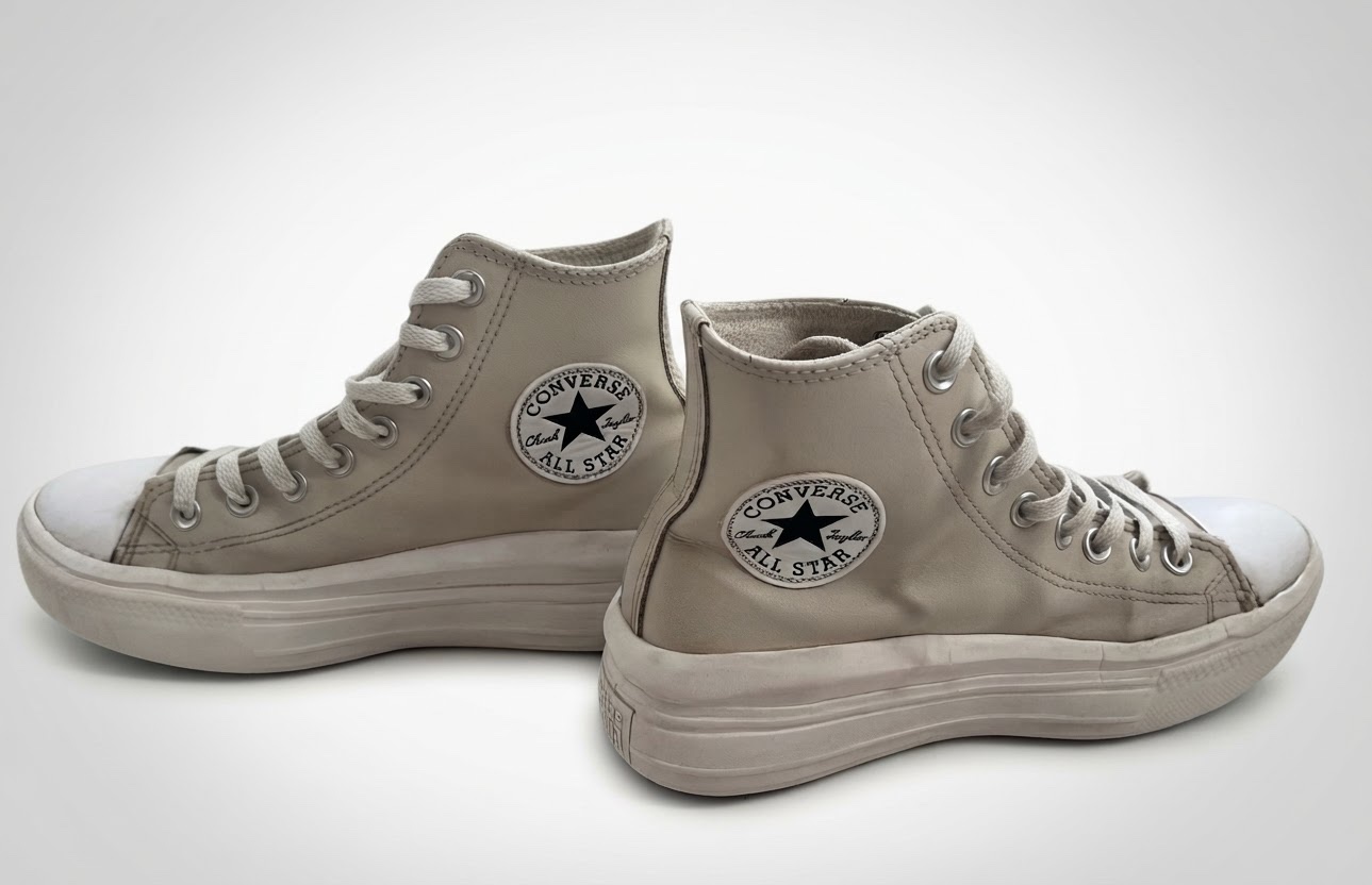 Converses beige clair 