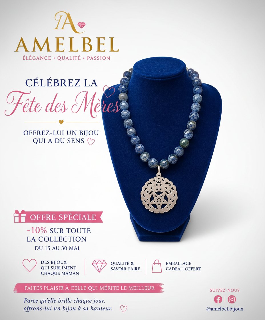 Collier argent 