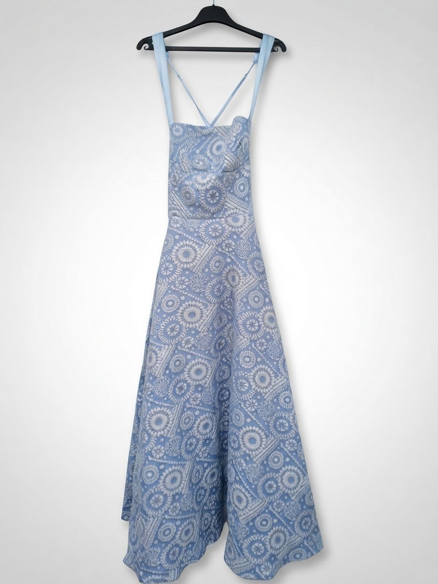 Une robe bleu 