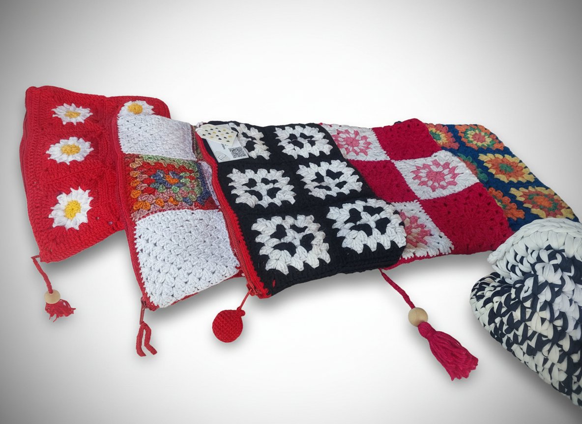 Pochette multicolore 