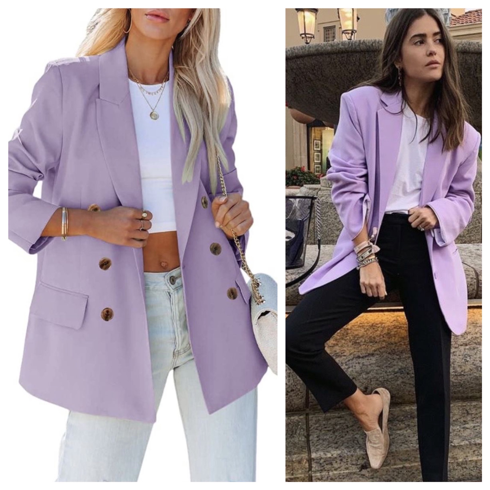 Bershka blazer 💜
