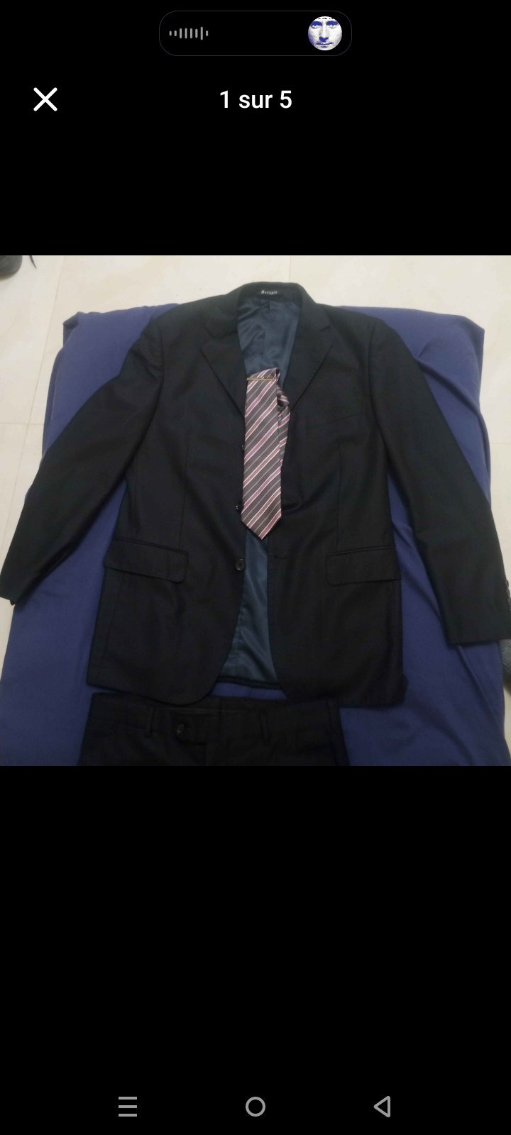 Costume maurazio Noir