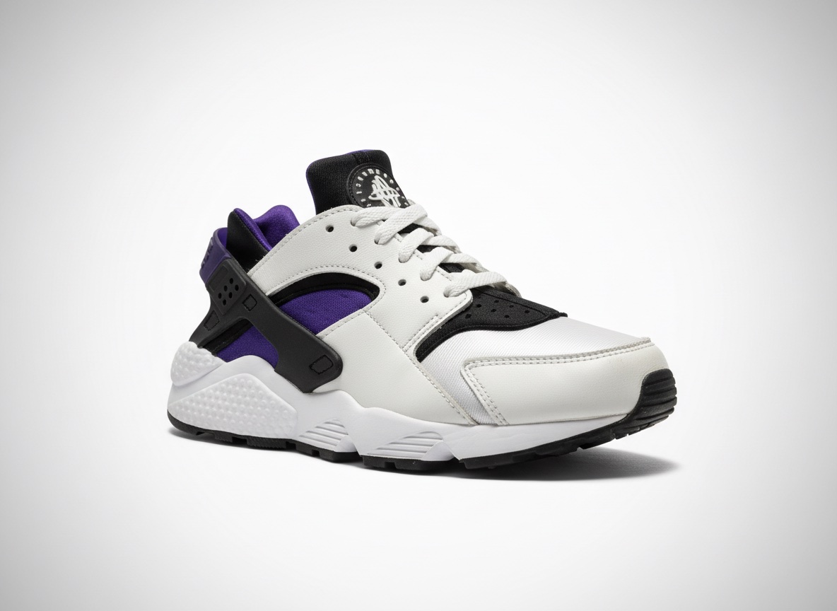 Nike Air Huarache - Violet/Blanc/Noir - Pointure 37.5 (Authentique)