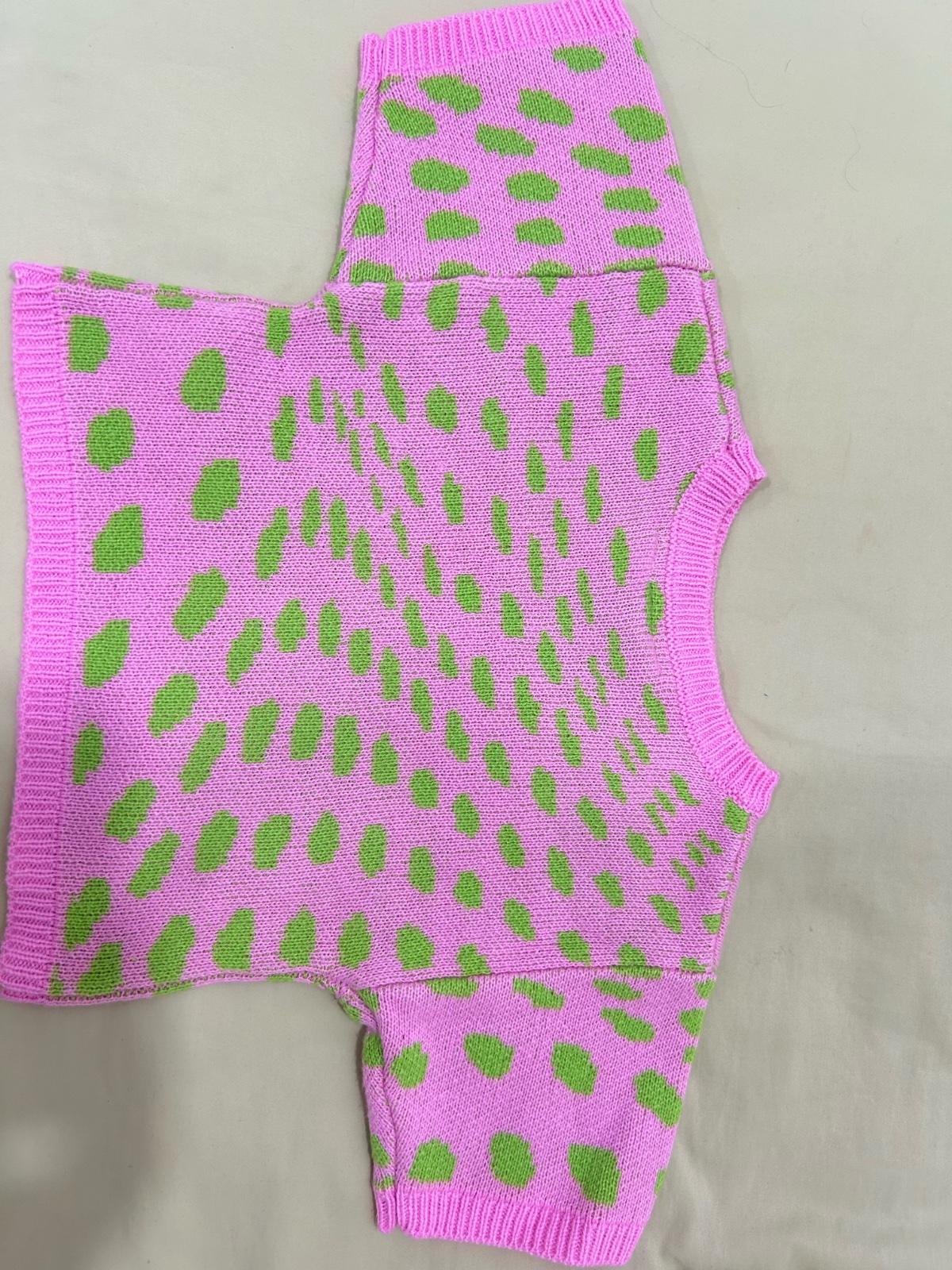 Crop top en laine 