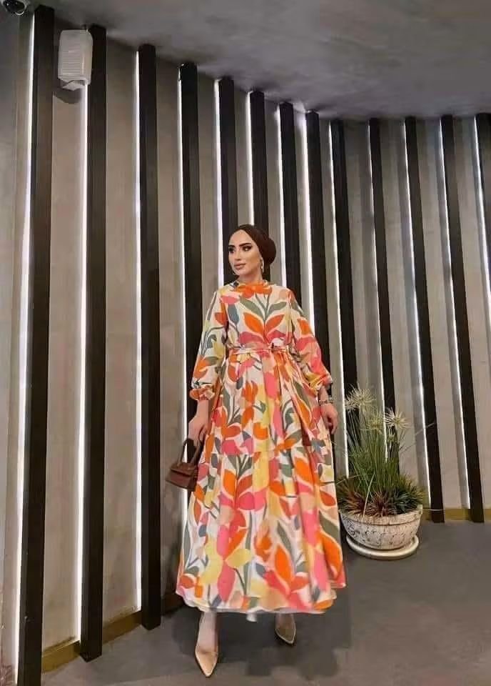 Robe femme fleuri 