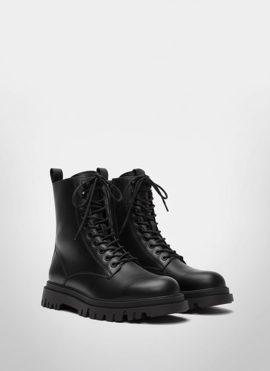 Bottines pull and bear avec étiquettes