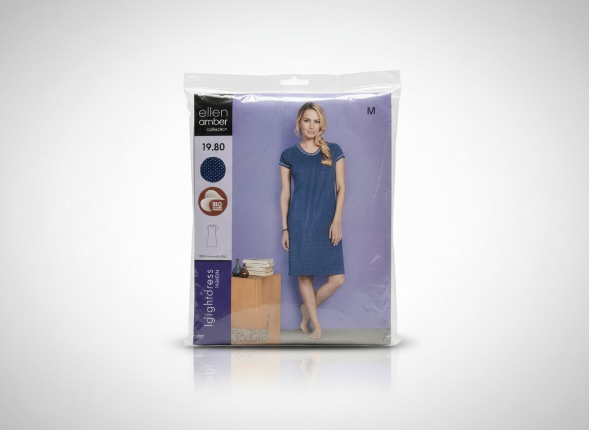 CHEMISE DE NUIT LONGUE MANCHE COURTE TAILLE M 38
