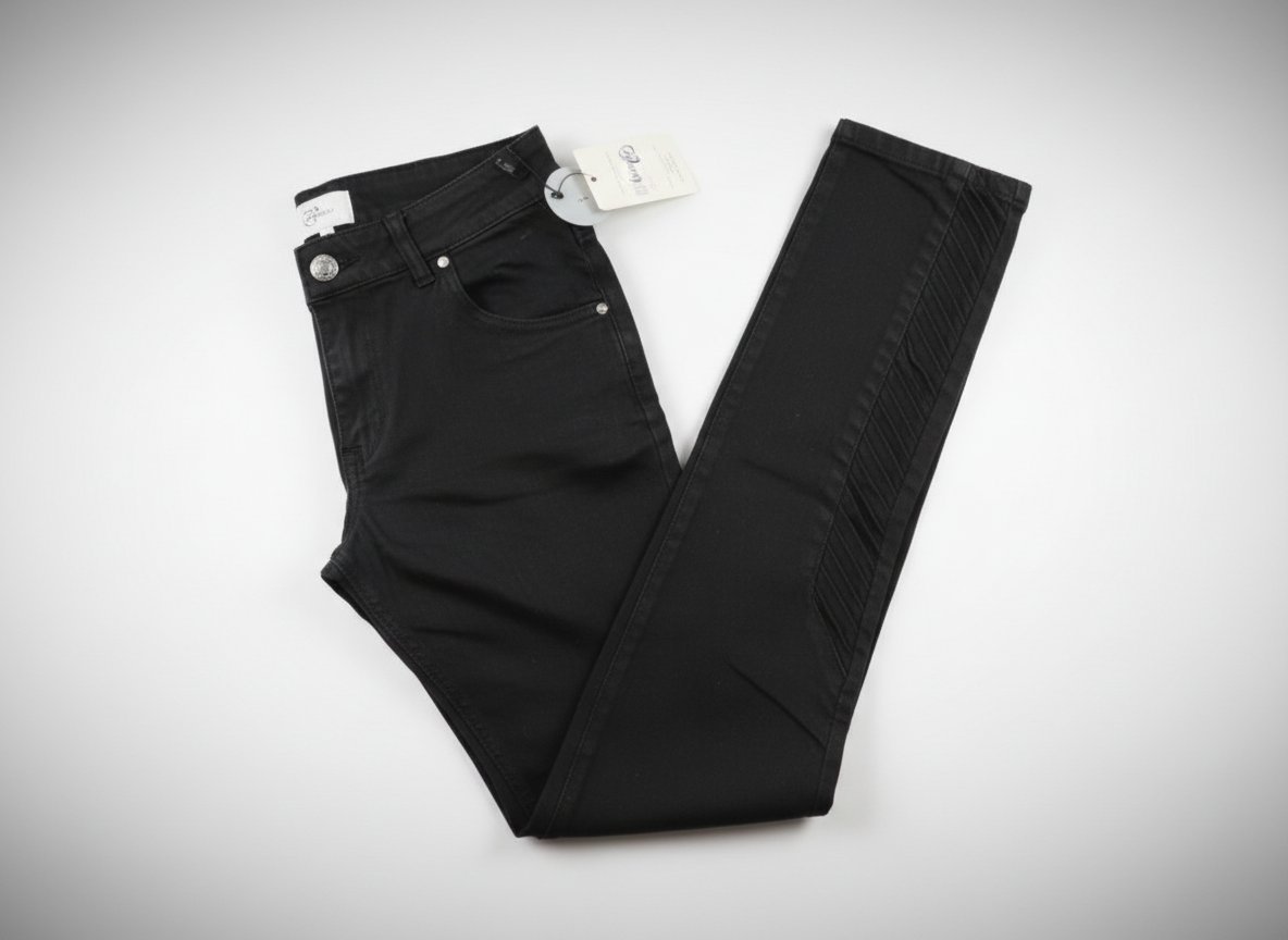 INSIDE PANTALON TOILE COTON 98 % COUPE SKINNY TAILLE 12 ANS NEUF ET IMPORTÉ