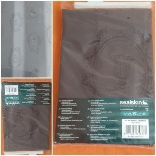 RIDEAU DE DOUCHE TEXTILE LAVABLE NEUF ET IMPORTÉ