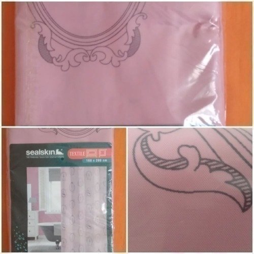 RIDEAU DE DOUCHE TEXTILE LAVABLE NEUF ET IMPORTÉ