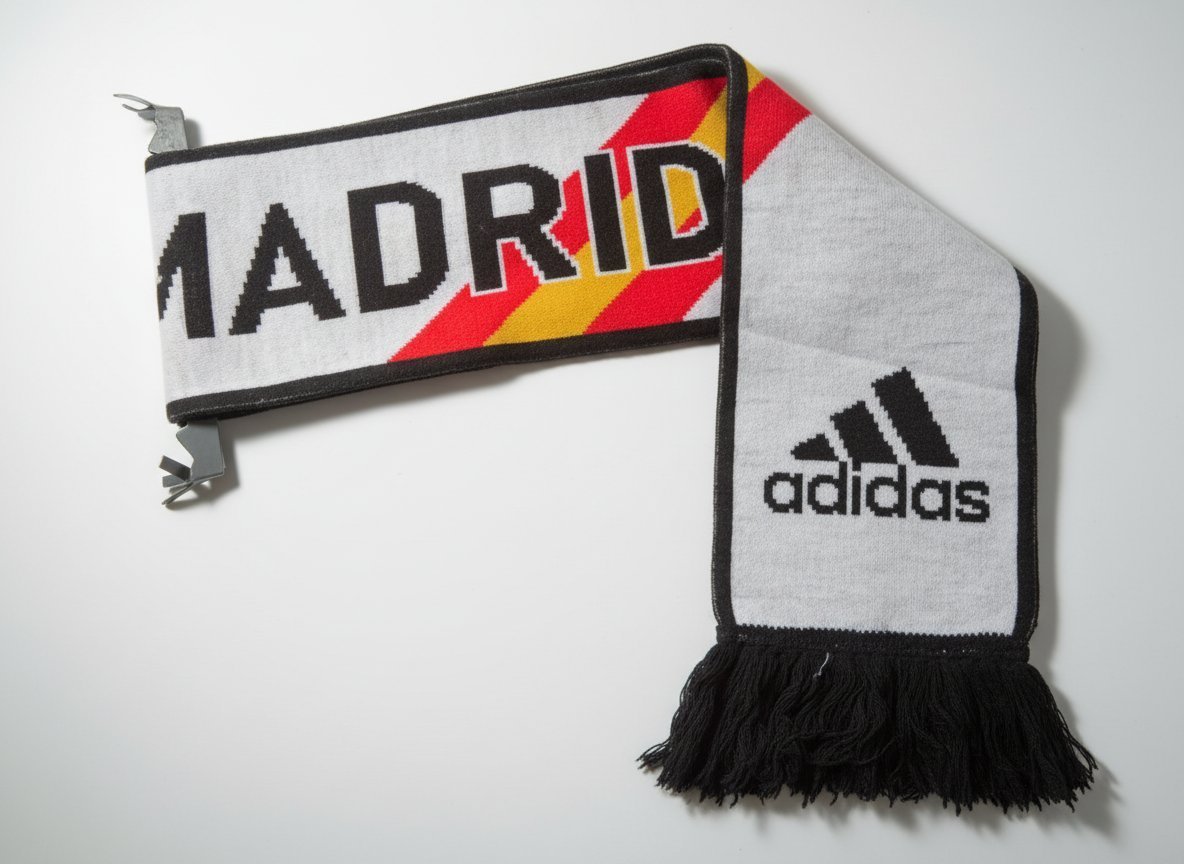 ADIDAS OLYMPIQUE DE MARSEILLE ECHARPE DE SUPPORTER TAILLE UNIQUE NEUF ET IMPORTÉ