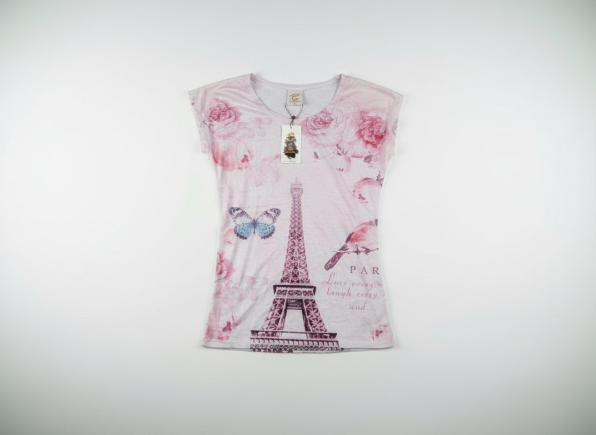 T-SHIRT FEMME PARIS TRèS MODE TAILLE M