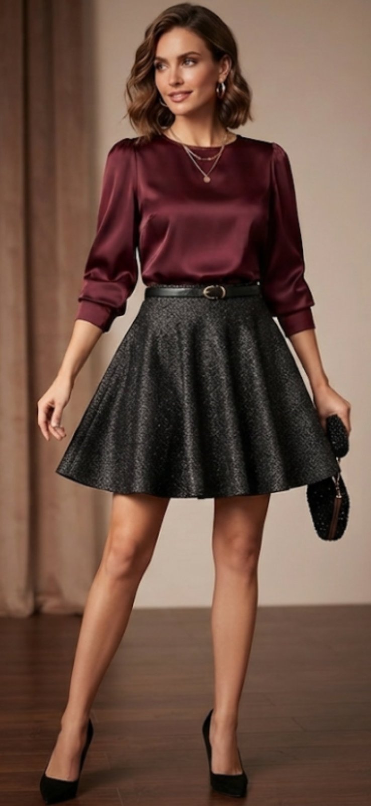 Mini jupe style chic &soirée marque Love Look Fashion 